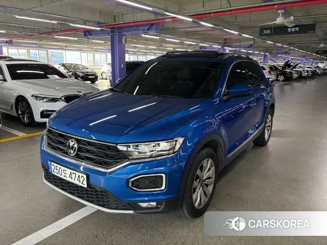 Volkswagen T-Roc 2021 Синий из Кореи