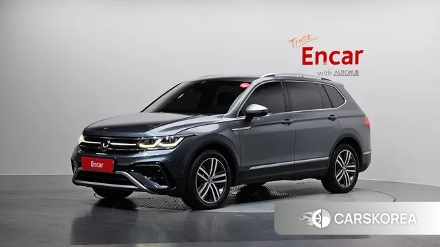 Volkswagen Tiguan Allspace 2022 Серый из Кореи