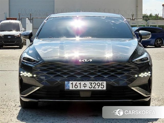 Kia K8 Hybrid 2021 Серый из Кореи