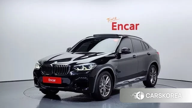 BMW X4 (G02) 2021 Черный из Кореи