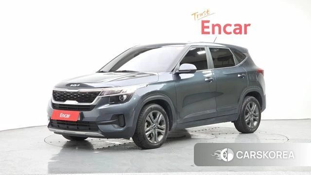 Kia Seltos 2022 Небесно-голубой из Кореи
