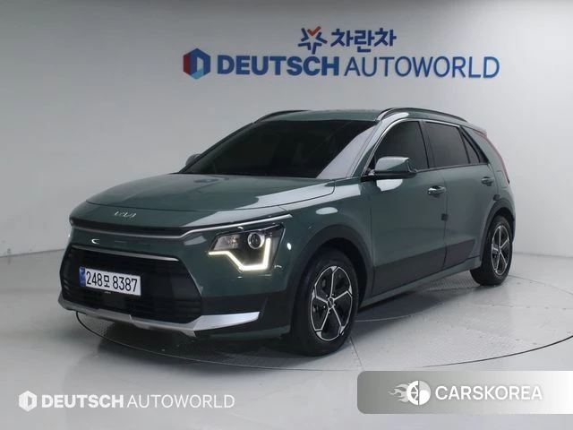 Kia Di Ol Nu Niro 2022 Зеленый из Кореи