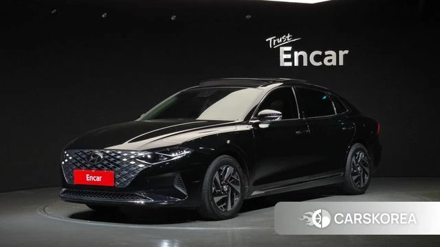 Hyundai The New Grandeur IG Hybrid 2021 Черный из Кореи