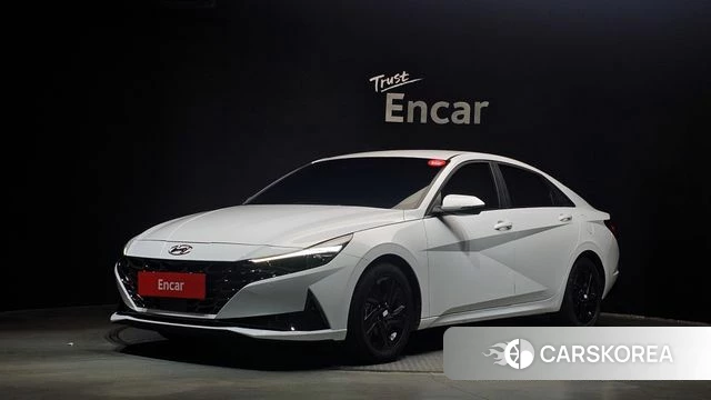 Hyundai Avante (CN7) 2021 Белый из Кореи