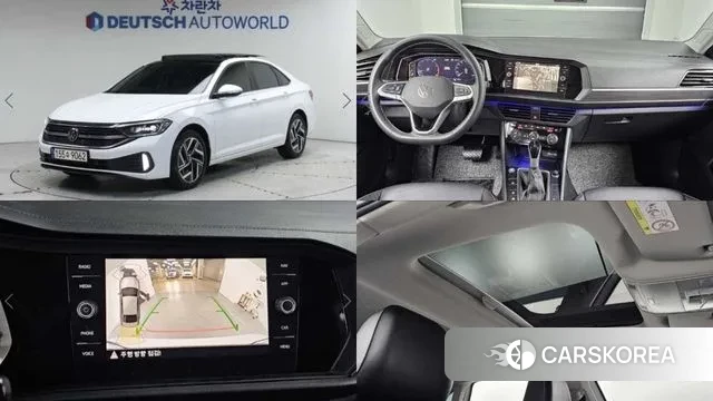 Volkswagen 7th Generation of Jetta 2023 Белый из Кореи