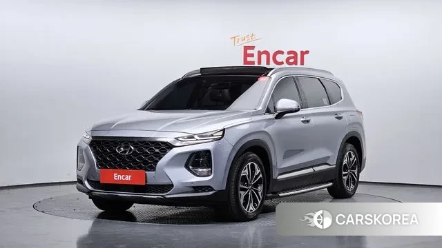 Hyundai Santa Fe TM 2018 Серебристо-серый из Кореи