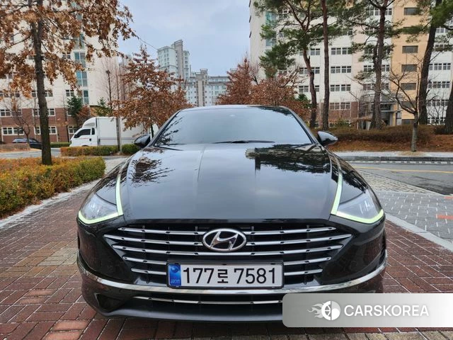 Hyundai Sonata Hybrid (DN8) 2022 Черный из Кореи
