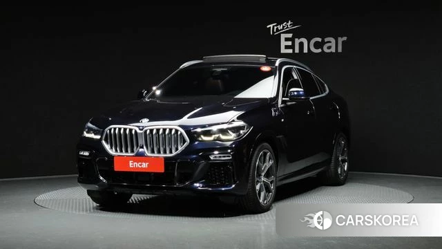 BMW X6 (G06) 2021 Черный из Кореи