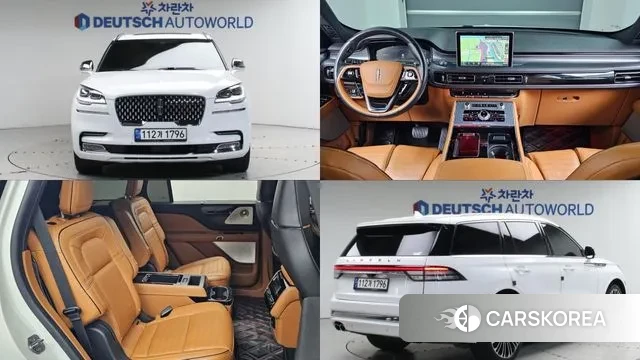 Lincoln Aviator 2nd generation 2022 Черный из Кореи