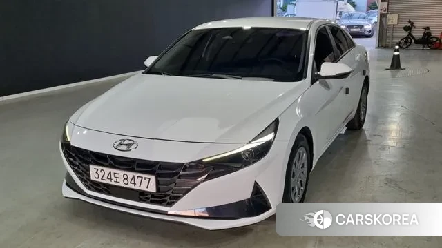 Hyundai Avante (CN7) 2020 Белый из Кореи