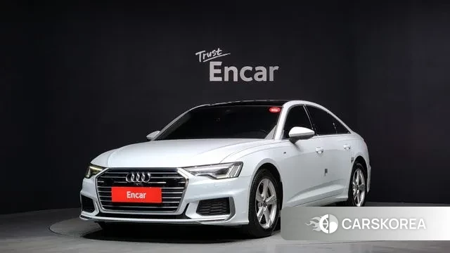 Audi A6 (C8) 2020 Белый из Кореи