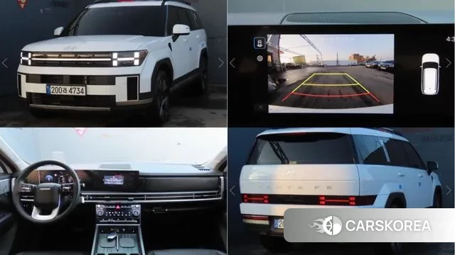 Hyundai Santa Fe (MX5) 2025 Белый из Кореи