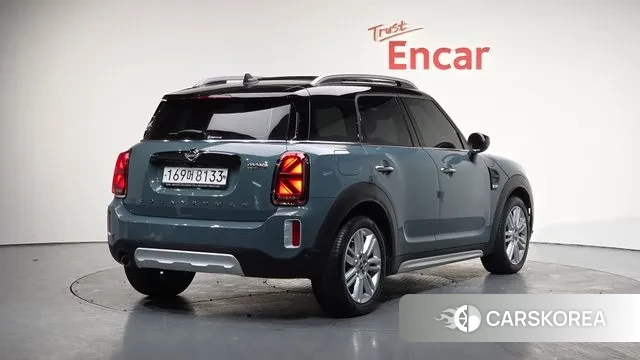 Mini Cooper Countryman 2021 Небесно-голубой из Кореи