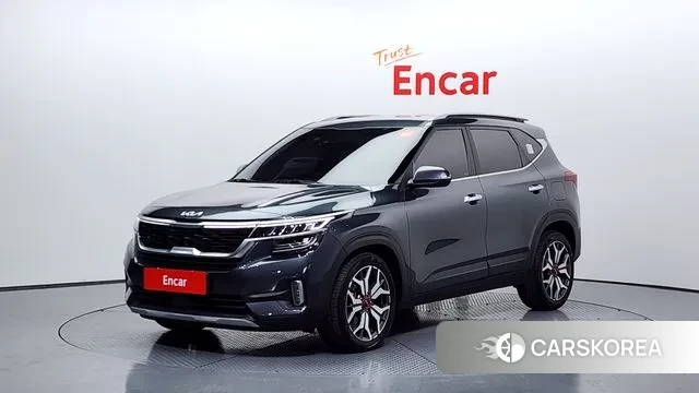 Kia Seltos 2022 Серый из Кореи