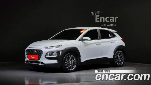 Hyundai Kona Hybrid 2019 Белый из Кореи