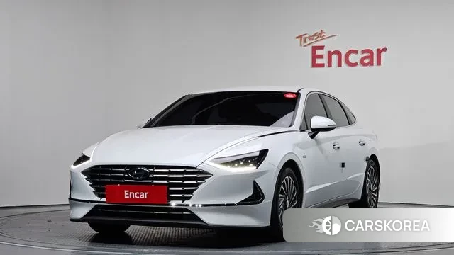 Hyundai Sonata Hybrid (DN8) 2019 Белый из Кореи