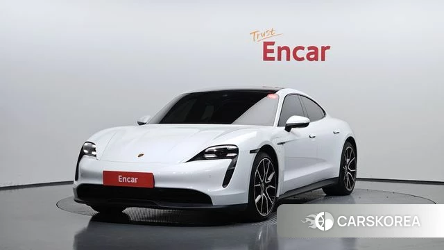 Porsche Taycan 2023 Белый из Кореи