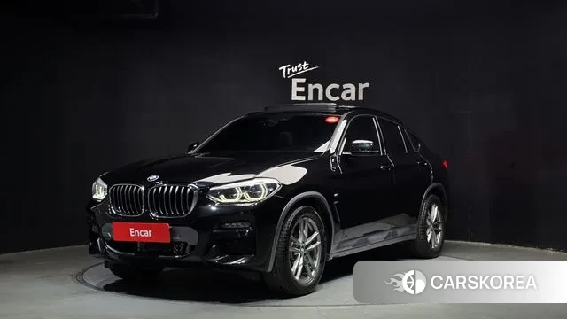 BMW X4 (G02) 2020 Черный из Кореи