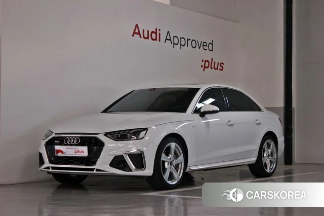 Audi A4 (B9) 2022 Белый из Кореи