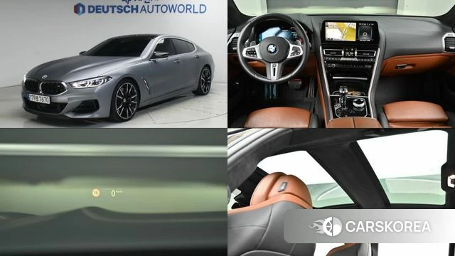 BMW 8 Series (G15) 2022 Серебристо-серый из Кореи