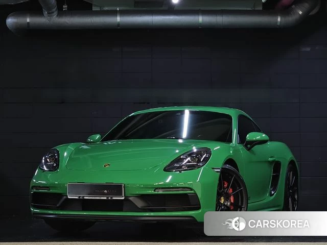 Porsche 718 Cayman 2021 Зеленый из Кореи