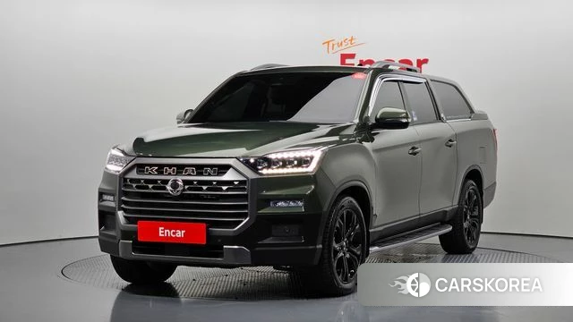 Ssangyong The New Rexton Sports Cannes 2024 Светло-зеленый из Кореи