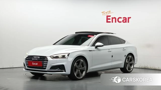 Audi A5 (F5) 2019 Белый из Кореи