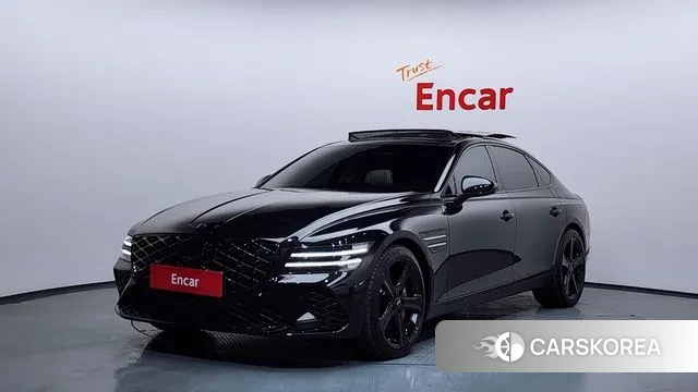 Genesis G80 (RG3) 2020 Черный из Кореи