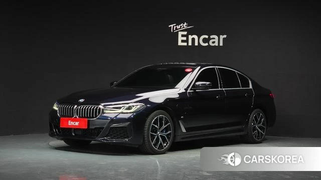 BMW 5 Series (G30) 2021 Черный из Кореи