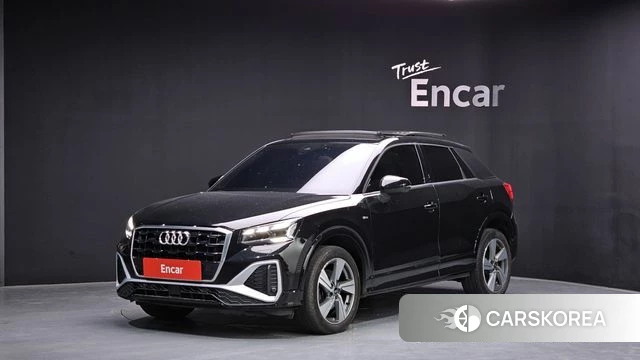 Audi Q2 2023 Черный из Кореи