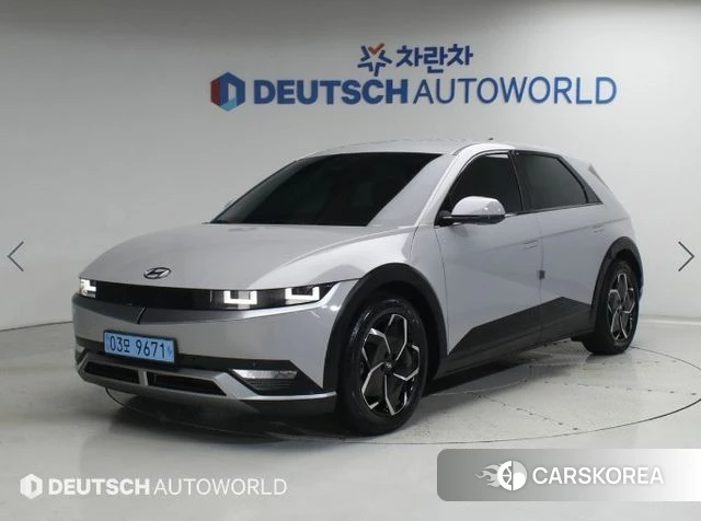 Hyundai Ionic 5 2021 Серебряный из Кореи