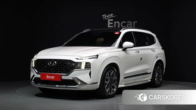Hyundai The New Santa Fe 2021 Белый из Кореи