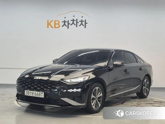 Kia K8 Hybrid 2021 Черный из Кореи