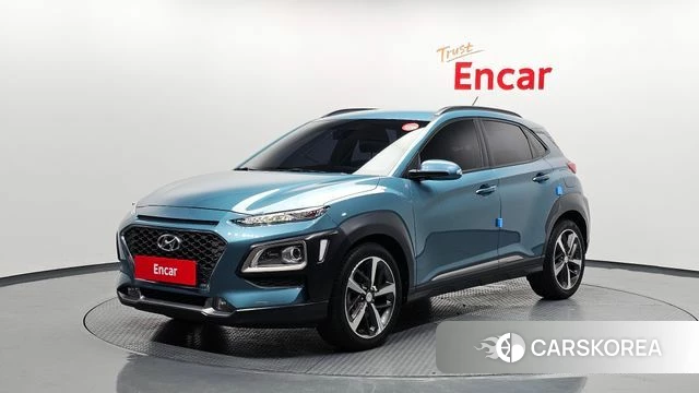 Hyundai Kona 2018 Небесно-голубой из Кореи