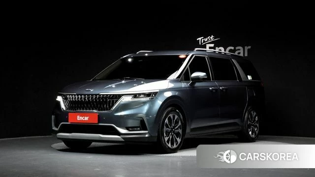 Kia Carnival 4th generation 2021 Небесно-голубой из Кореи