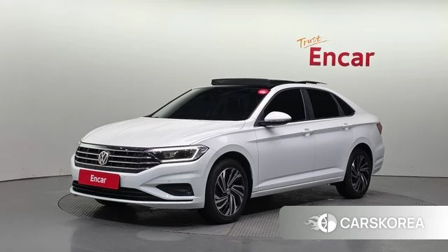Volkswagen 7th Generation of Jetta 2021 Белый из Кореи
