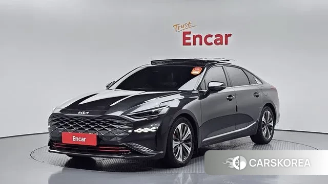 Kia K8 Hybrid 2021 Серый из Кореи