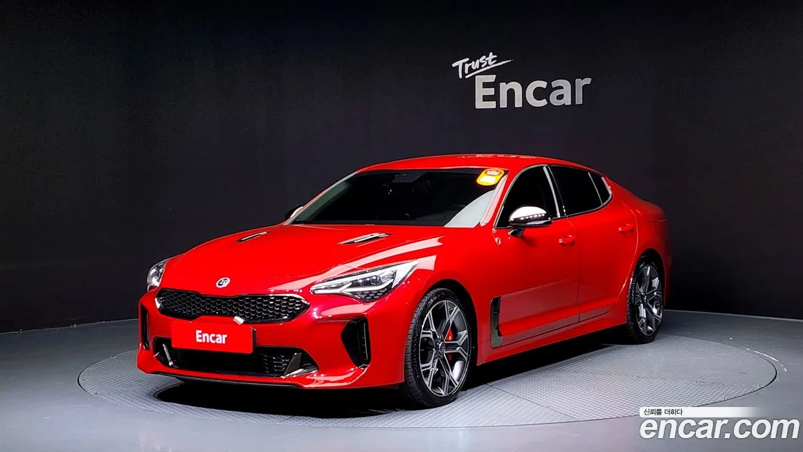 Kia Stinger 2018 Красный из Кореи