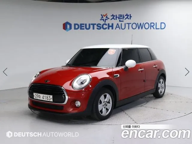 Mini Cooper 2018 Красный из Кореи