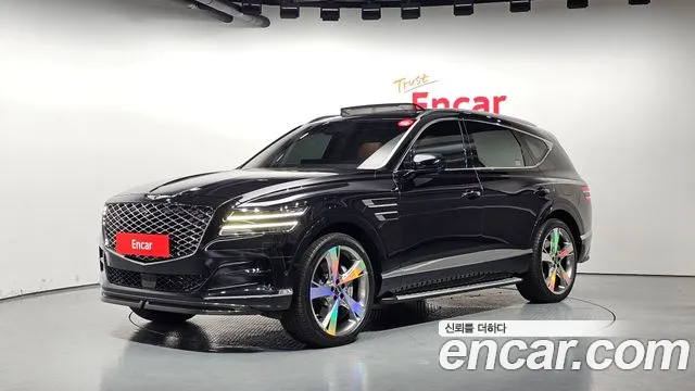 Genesis GV80 2021 Черный из Кореи