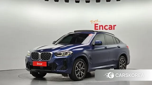 BMW X4 (G02) 2021 Синий из Кореи