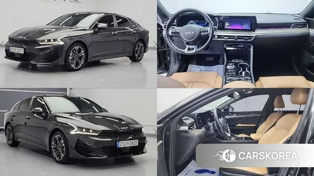 Kia K5 3rd generation 2022 Серый из Кореи