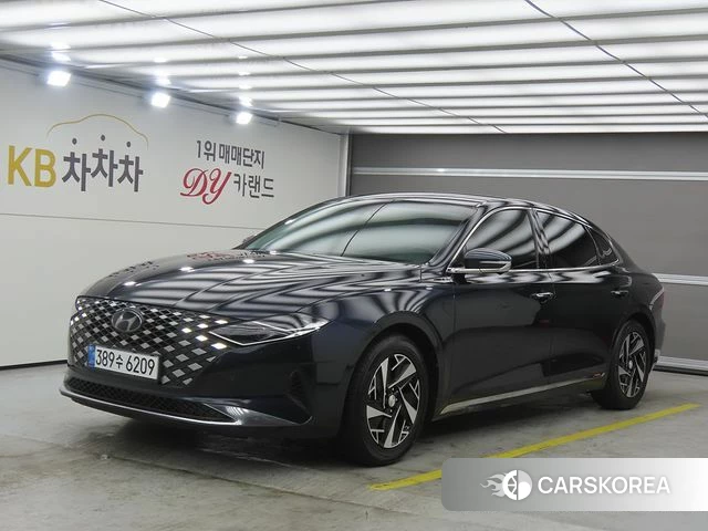 Hyundai Grandeur Hybrid (GN7) 2021 Синий из Кореи
