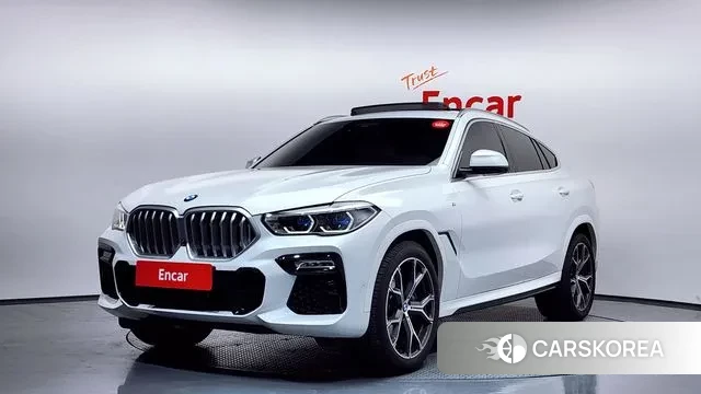BMW X6 (G06) 2021 Белый из Кореи