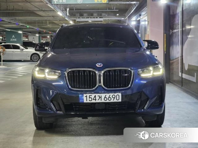 BMW X4 (G02) 2022 Синий из Кореи