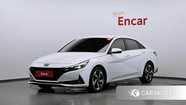 Hyundai Avante (CN7) 2020 Белый из Кореи