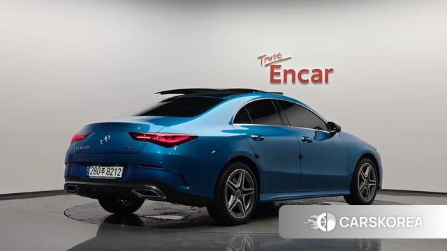Mercedes-Benz CLA-Class C118 2024 Небесно-голубой из Кореи