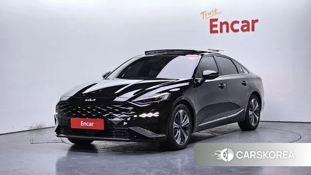 Kia K8 Hybrid 2021 Черный из Кореи