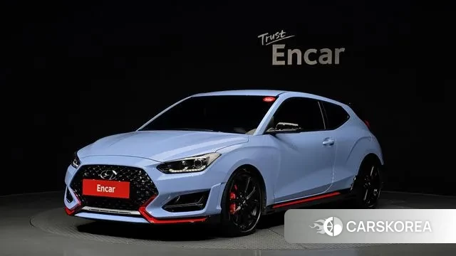 Hyundai Veloster (JS) 2020 Небесно-голубой из Кореи