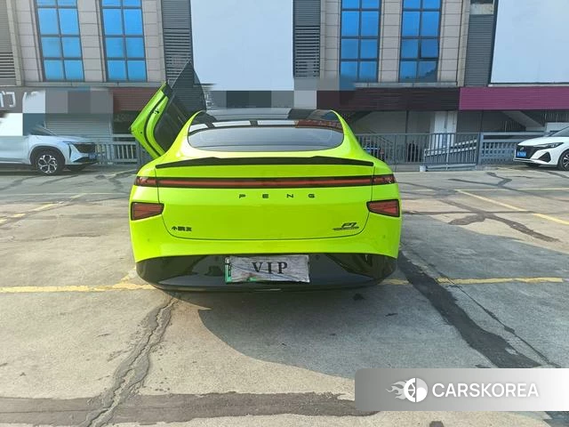 Xiaopeng Motors Xiaopeng P7 2021 Зеленый из Китая